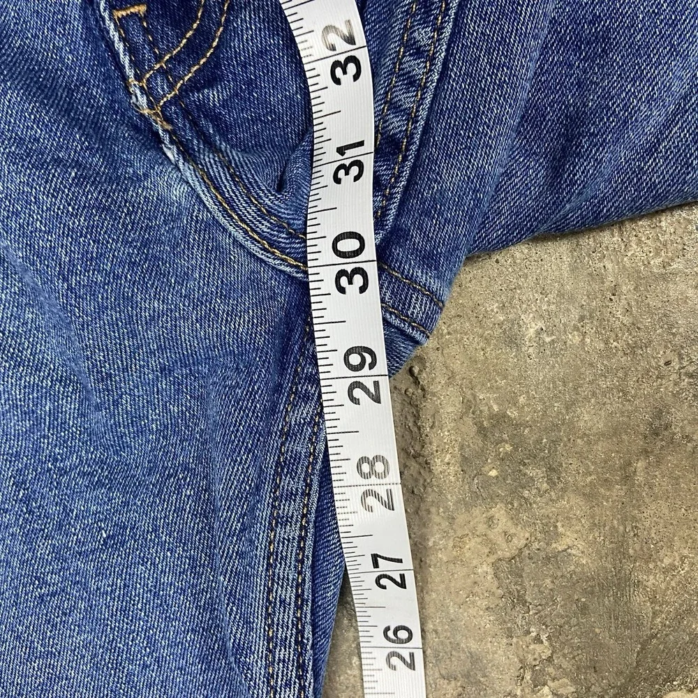 Levi's 505 Jeans Size 36x30 Blue Denim Medium Wash Classic‎ Straight Leg Fit